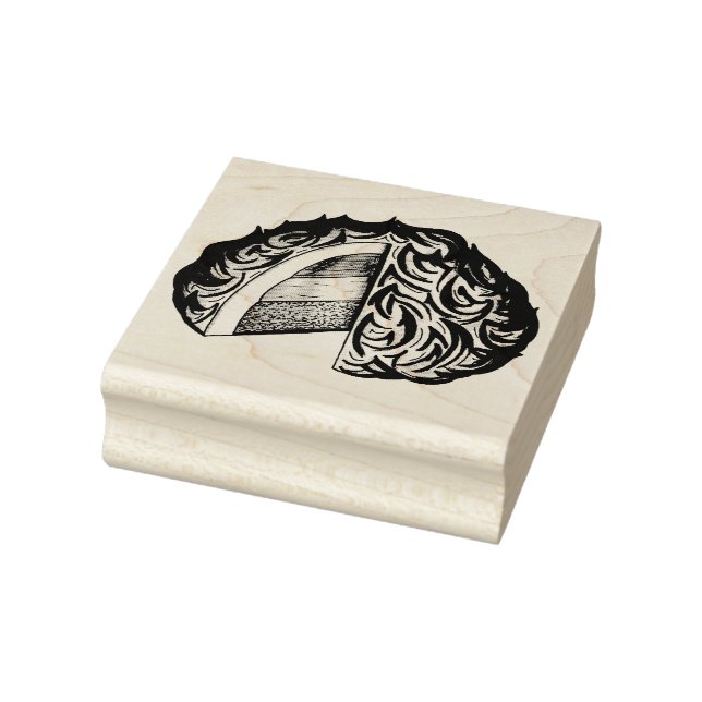 Carimbo De Borracha Sorvete de Bomba Nua do Alasca - Comida de Deserto (Carimbo)