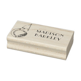 Carimbo De Borracha Sousaphone Marching Banda Música Professora Músico