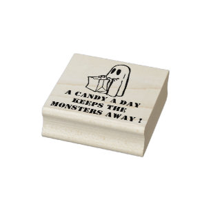 Carimbo De Borracha Spooky Ghost