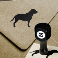 Staffordshire Bull Terrier Staffy Dog Silhout
