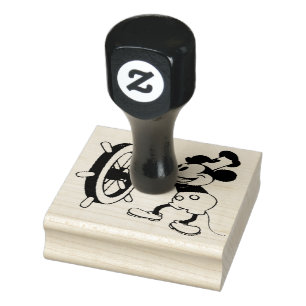 Carimbo De Borracha Steamboat Willie Mickey Stamp