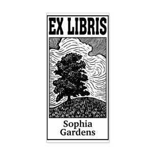 Carimbo De Borracha Summer Breeze Ex Libris
