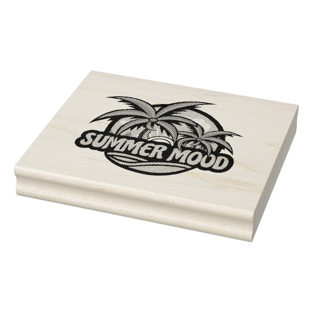 Carimbo De Borracha Summer Mood (Carimbo)