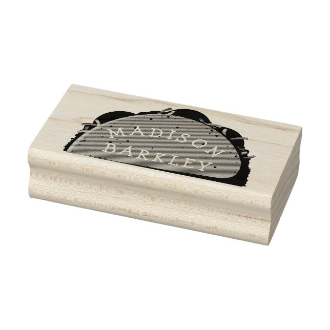 Carimbo De Borracha Taco Cute Kid (Carimbo)