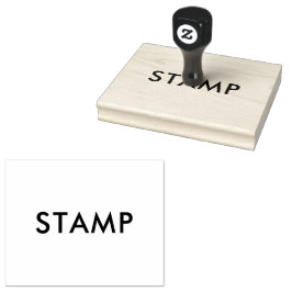 Carimbo De Borracha Tamanho personalizado 4,0" x 5,0"