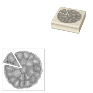 Carimbo De Borracha Tarte Tatin French Apple Fruta Tart Pie Paery