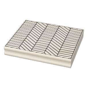 Carimbo De Borracha Teste padrão de Herringbone
