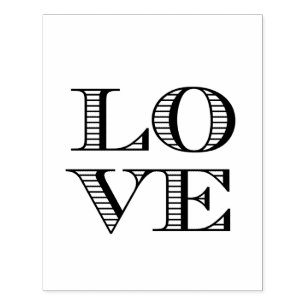 Carimbo De Borracha Texto Gráfico AMOR