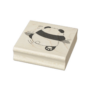 Carimbo De Borracha Tigre de Cartoon Sorridente