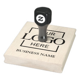 Carimbo De Borracha Tipografia Simples Logotipo Personalizado de Empre
