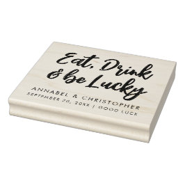 Carimbo De Borracha todo o amor de Lottery Ticket Wede favor