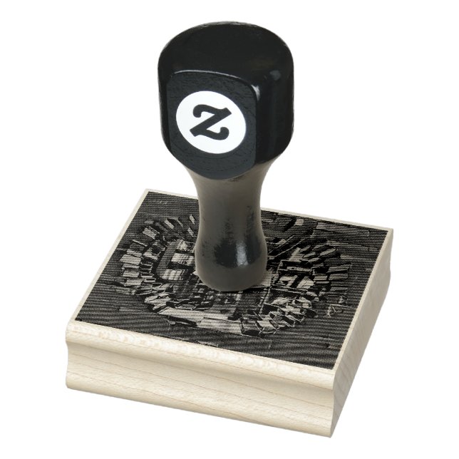 Carimbo De Borracha Trabalho de arte de amante de livros (Carimbo)