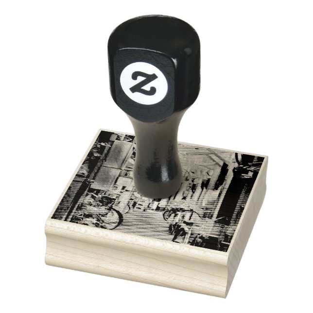 Carimbo De Borracha Trabalho de arte de bicicleta (Carimbo)