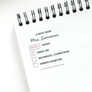 Carimbo De Borracha Trabalho de Excelente Personalizado de Professores