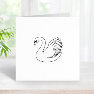 Carimbo De Borracha Troca branca sem fios 1x1