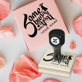 Carimbo De Borracha Um Coelhinho Te Ama Uma Típica De Na moda De Canut