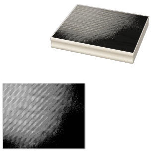 Carimbo De Borracha uma foto preto e branco de um relógio na parede