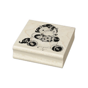 Carimbo De Borracha Unicórnio do biscoito