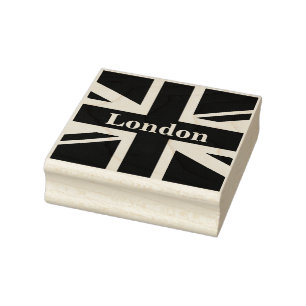 Carimbo De Borracha Union Jack London ~ British Flag Bber Stamp