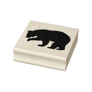 Carimbo De Borracha Urso