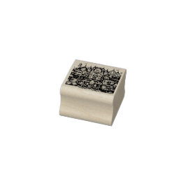Carimbo De Borracha Victorian Christmas Dollhouse Stamp