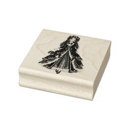 Carimbo De Borracha Victorian Princess in Plaid