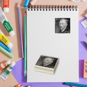 Carimbo De Borracha Vincent Van Gogh Uplote sua arte e Crie personaliz