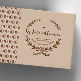 Carimbo De Borracha Vintage botânica feita à mão por