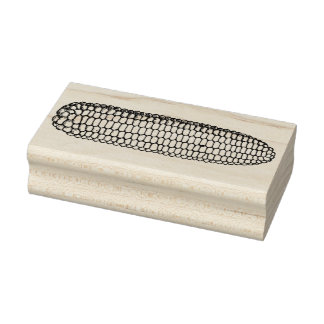 Carimbo De Borracha Vintage Corn no Cob