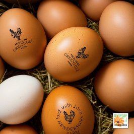 Carimbo De Borracha VINTAGE floral pintinho país fazenda