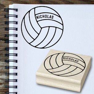 Carimbo De Borracha Volleyball Personalizado Nome Personalizado Carimb