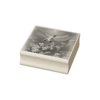 Carimbo De Borracha Voo Hummingbird