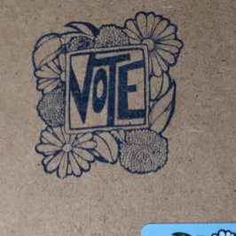 CARIMBO DE BORRACHA VOTAÇÃO