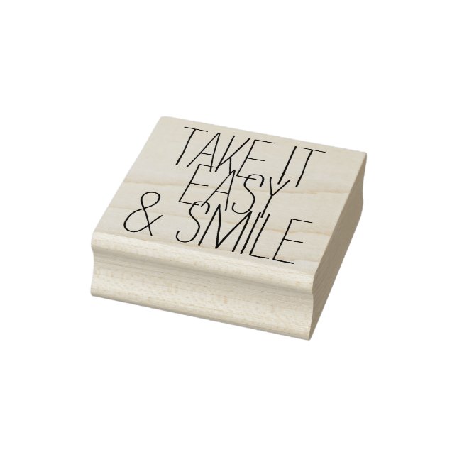 Carimbo De Borracha Vour própria Sayings & Messages: TORNE ISSO FÁCIL  (Carimbo)