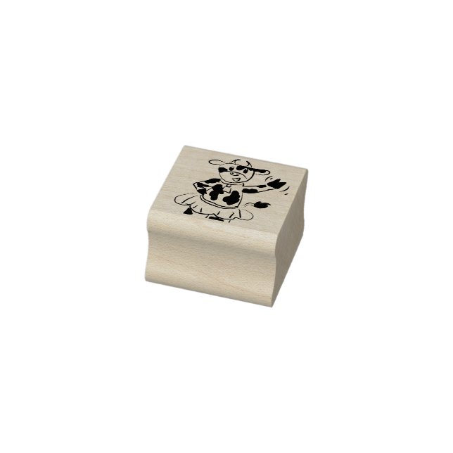 Carimbo De Borracha Wave Happy Cow Stamp (Carimbo)