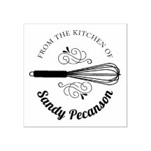 Whisk floresce da cozinha do selo