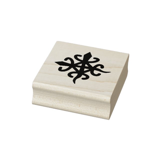 Carimbo De Borracha Wood Adinkra Art Stamp - Unity (Carimbo)