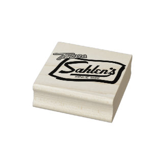 Carimbo De Borracha Wood Art Stamp