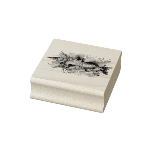 Carimbo De Borracha Wood Art Stamp (Carimbo)