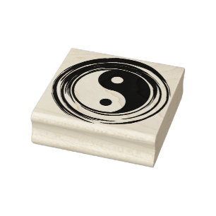 Carimbo De Borracha Yin Yang
