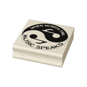 Carimbo De Borracha Yin Yang