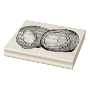 Carimbo De Borracha Yorkshire Pudim Inglaterra Comida britânica Popove