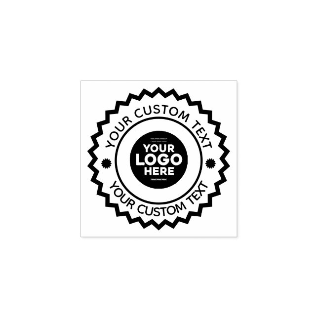 Carimbo De Borracha Your Custom Logo Rubber Stamp (Impressão)