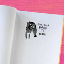 Zebra Personalizado Este Livro Pertence 