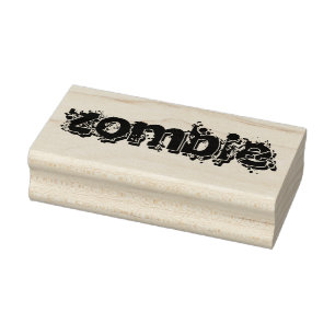 Carimbo De Borracha Zumbi