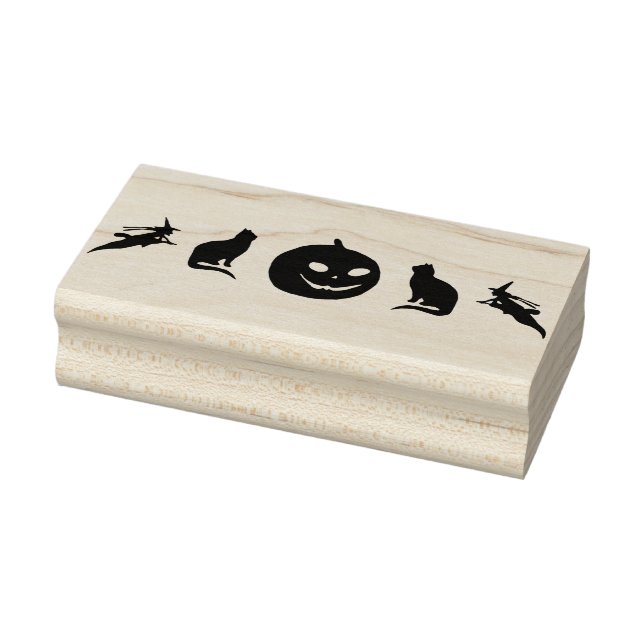 Carimbo de bruxas e de abóbora (Carimbo)