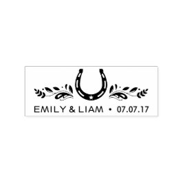 Carimbo de casamento da Boa Sorte Personalizada