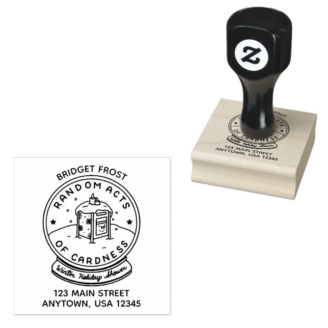 Carimbo de Chá de férias RAOC Winter (Carimbado)