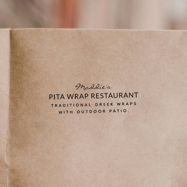 Carimbo de Comida do Restaurante (Criador carregado)