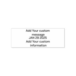 Carimbo de Data Personalizável